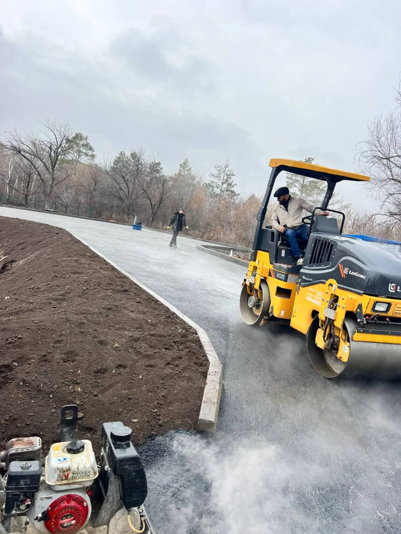 Выполненный объект асфальтирования в Оренбурге