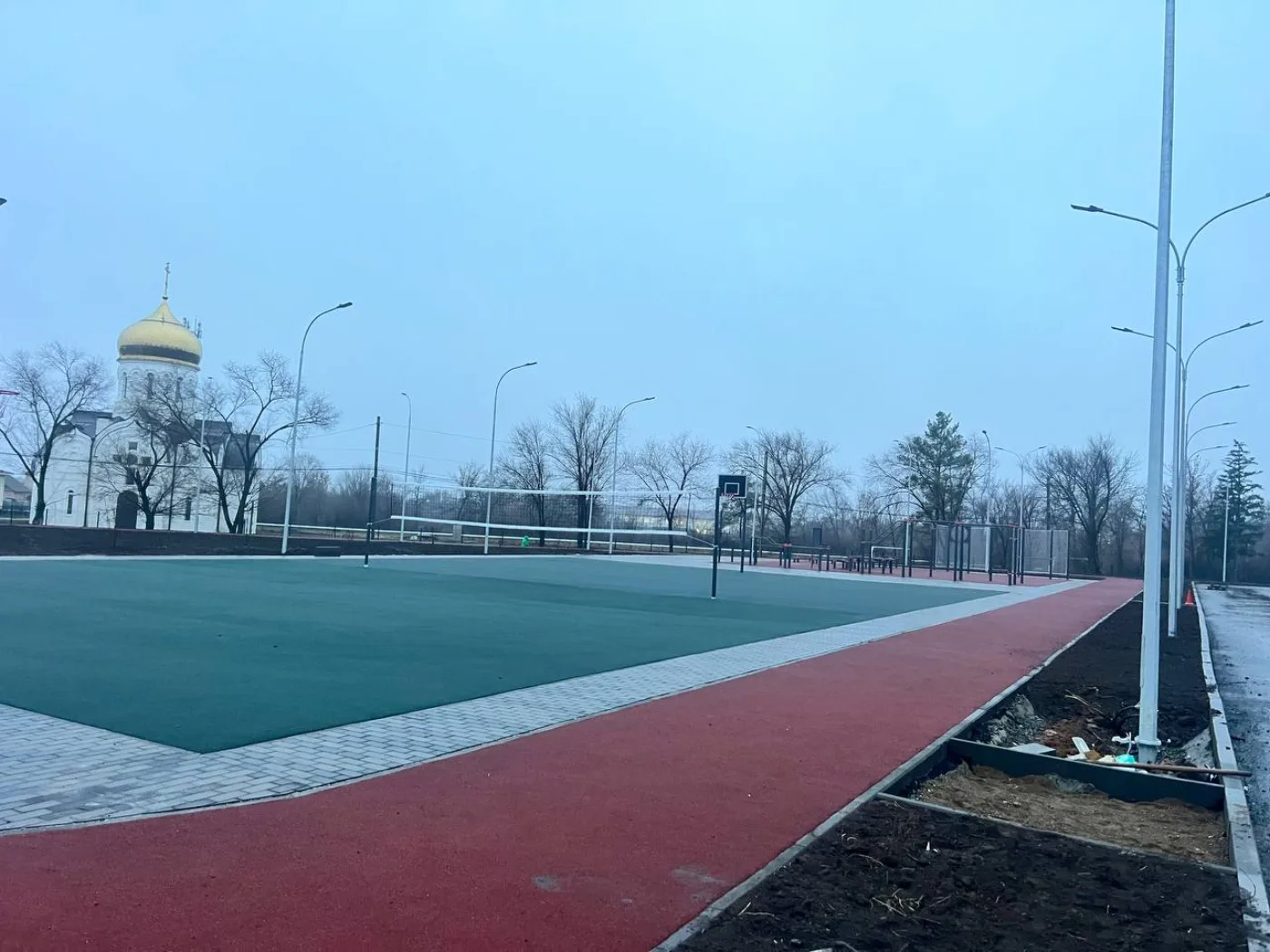 Выполненный объект асфальтирования