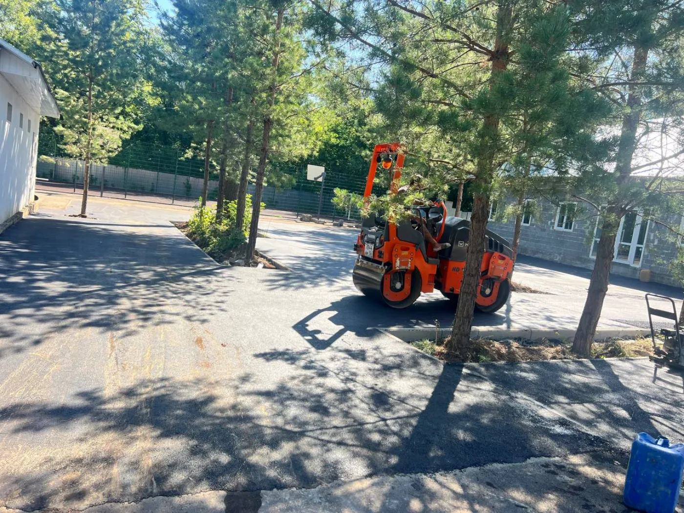 Выполненный объект асфальтирования